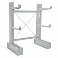 Vestil Gray Galvanized Cantilever Single Sided 24" Arm Set 11000lb Capacity MU-C-6-24-G-SET